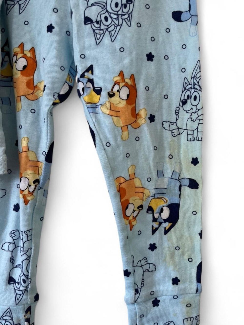Toddler Unisex 4T Bluey 2 Piece Short Sleeve Pajama Set Bluey Bingo Graphic - Picture 5 of 8